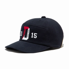 SQUARE WIDE CAP - Navy