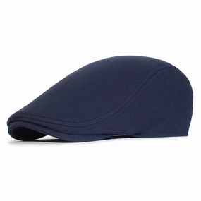St.Cloud Plain Cotton Flat Cap