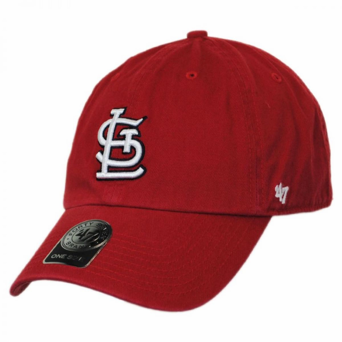 St Louis Cardinals MLB Clean Up Strapback Baseball Cap Dad Hat