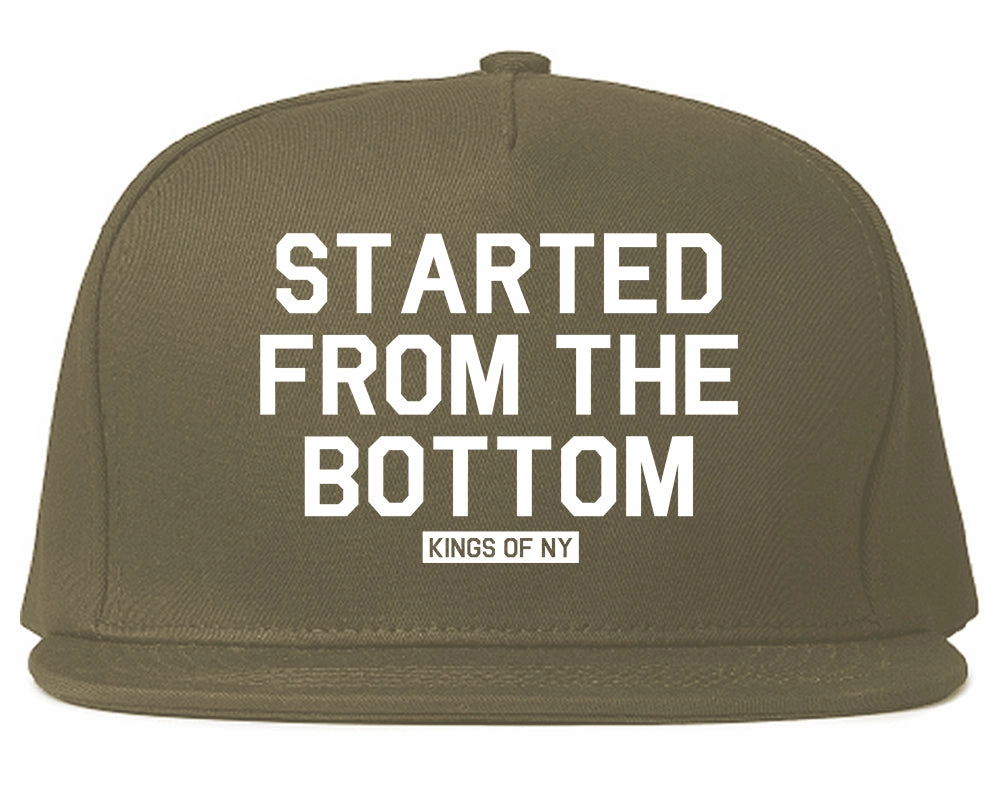 Started From The Bottom Mens Snapback Hat