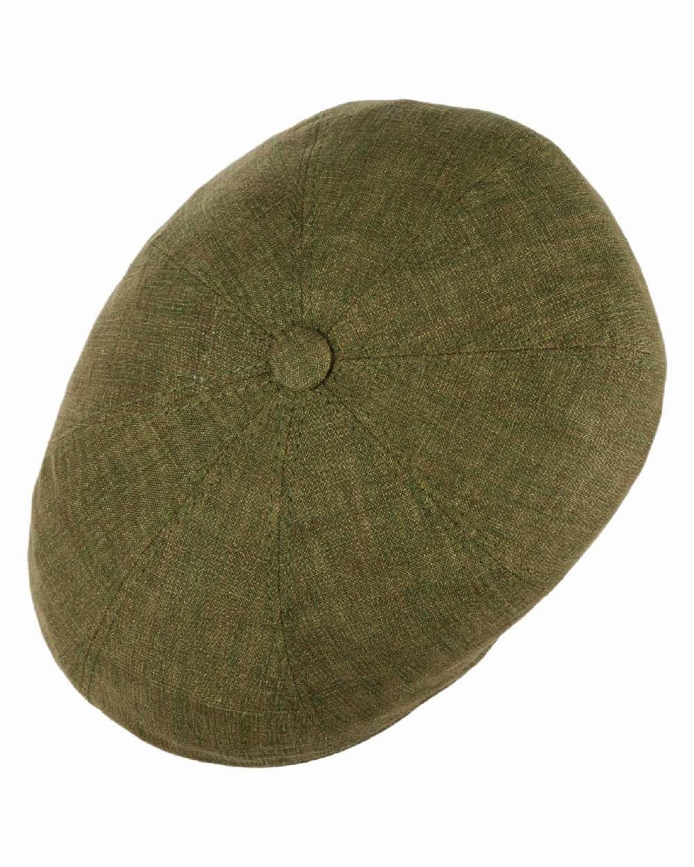 Stetson Bricksford 8 Panel Linen Flat Cap