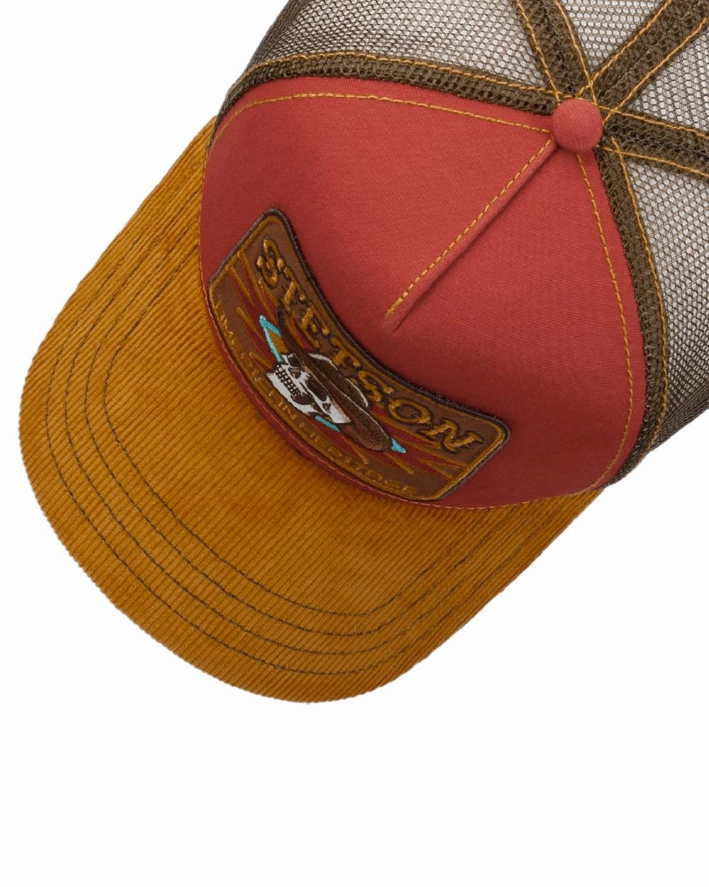 Stetson Cowboy Skull Trucker Cap