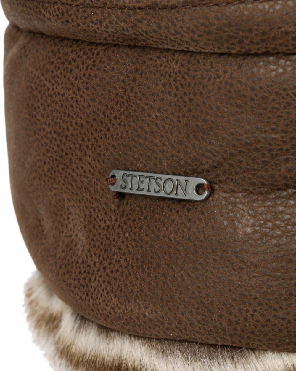 Stetson Cowhide Bomber Aviator Hat
