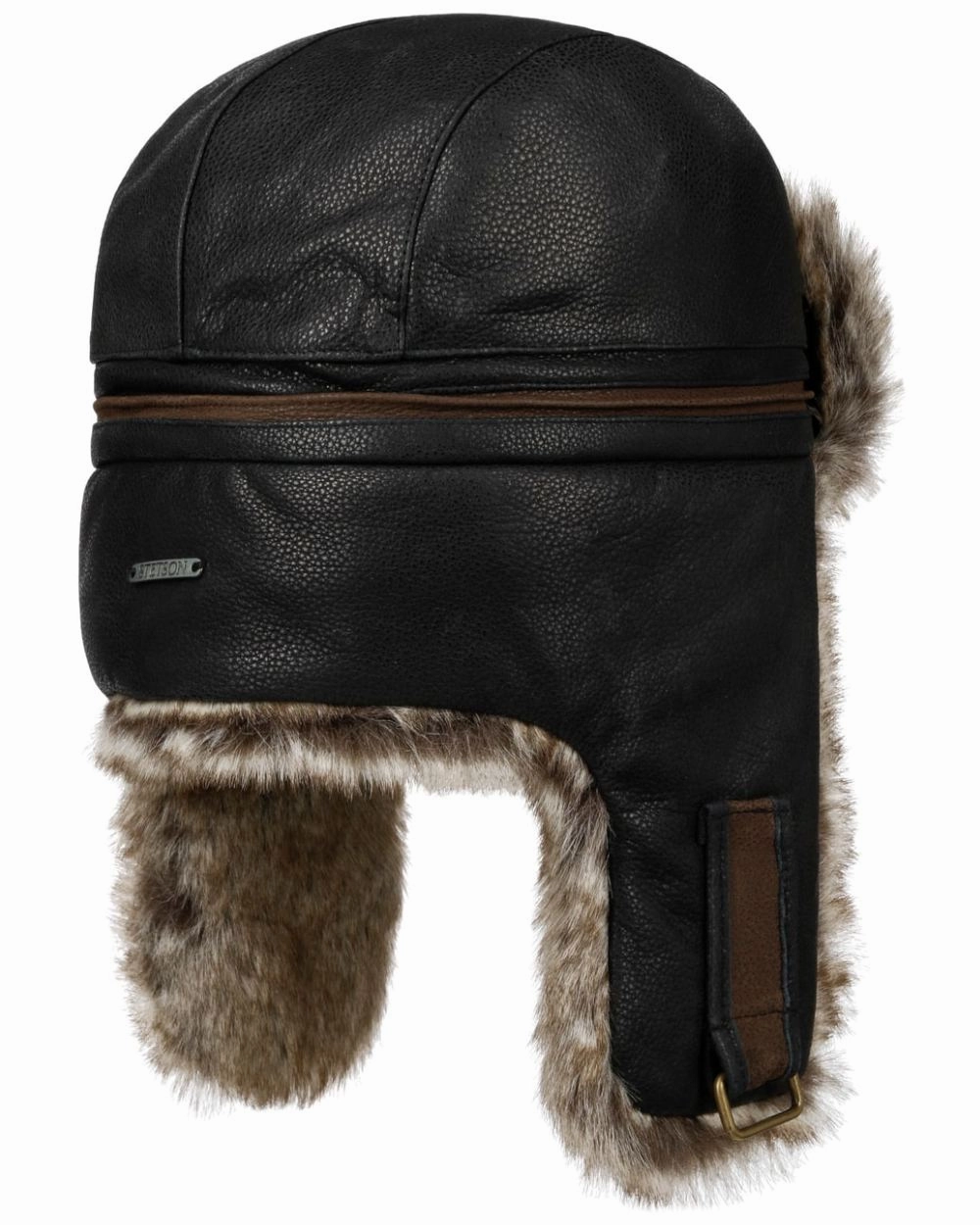 Stetson Cowhide Bomber Aviator Hat
