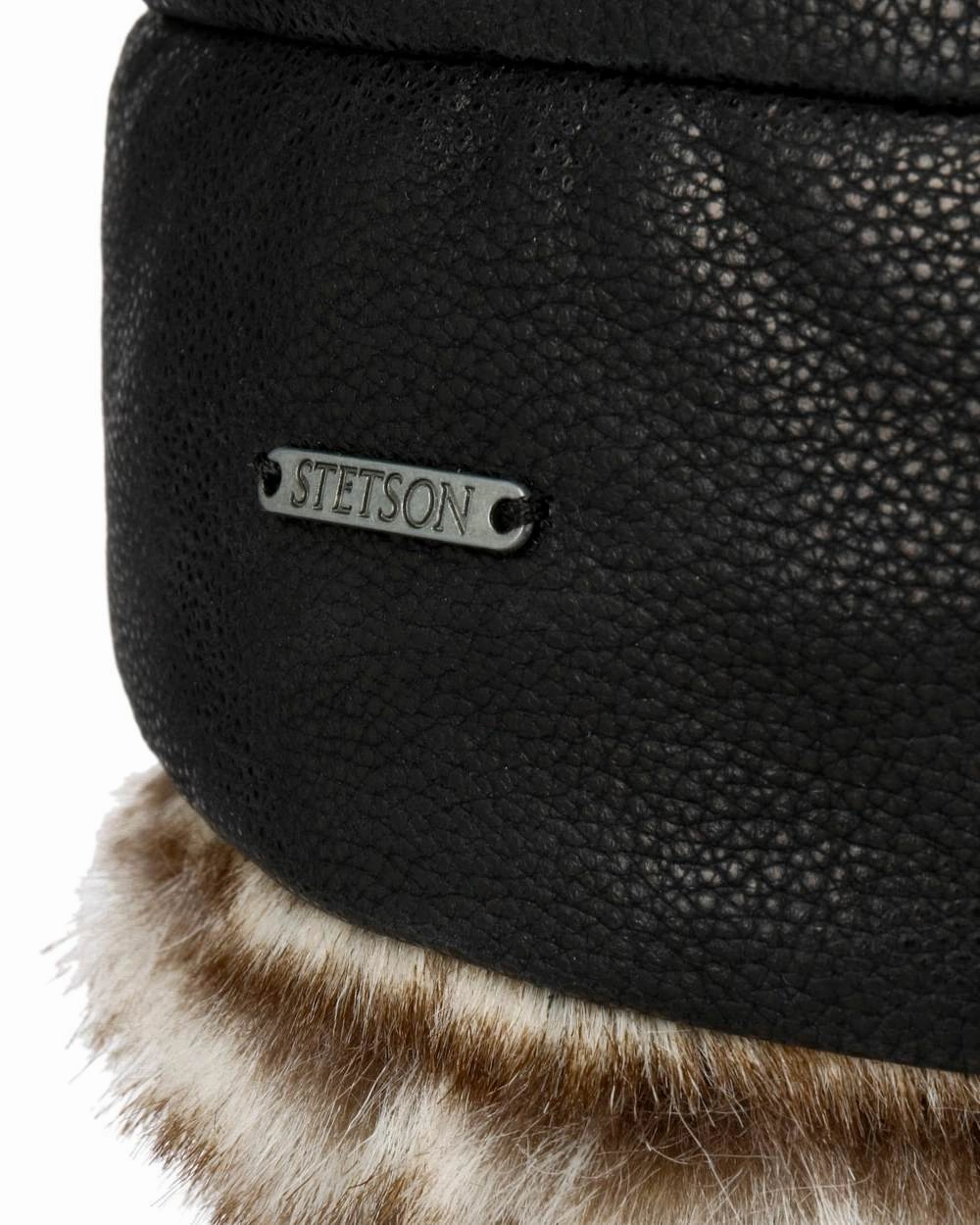 Stetson Cowhide Bomber Aviator Hat