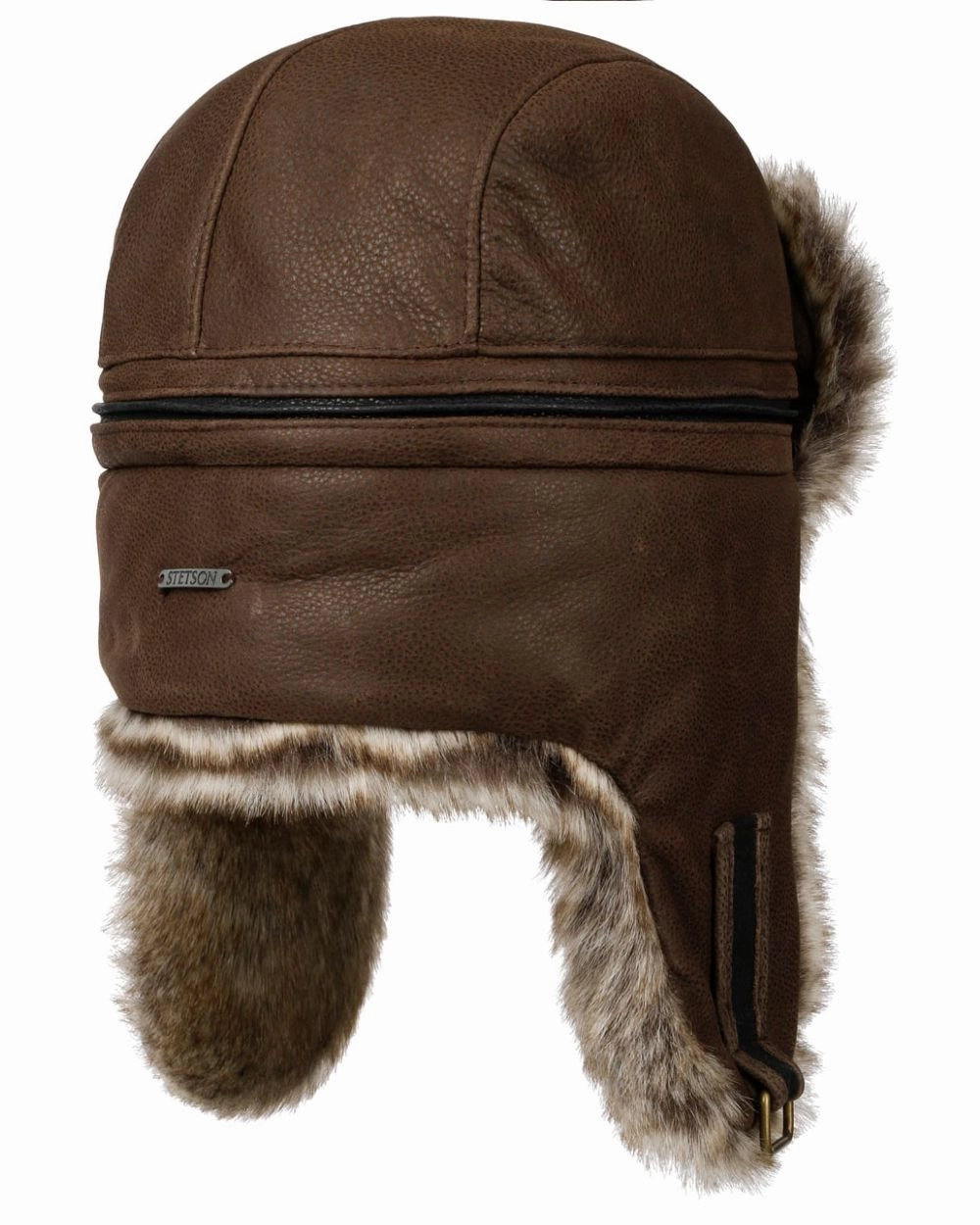 Stetson Cowhide Bomber Aviator Hat