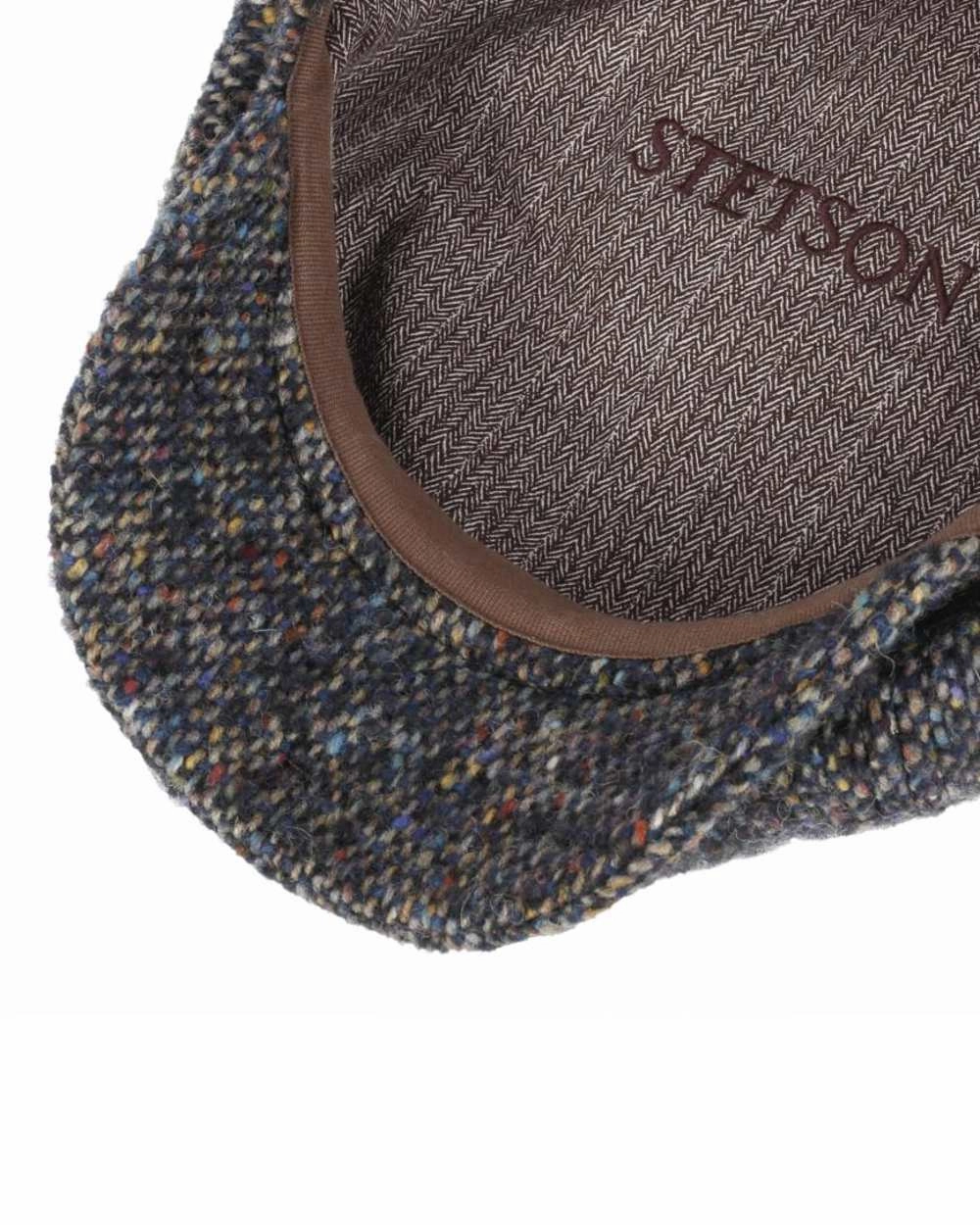 Stetson Hatteras Colour Dots Flat Cap
