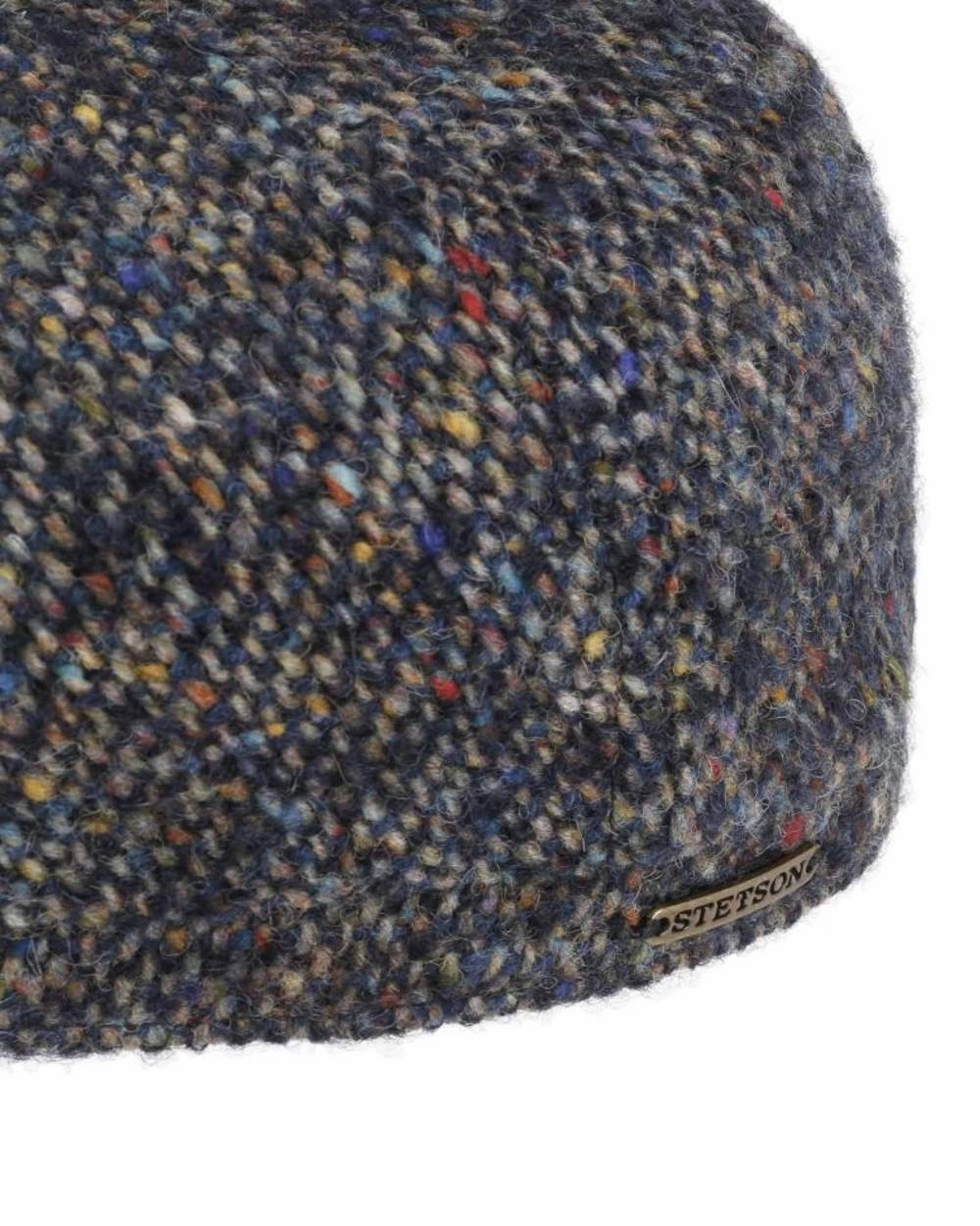 Stetson Hatteras Colour Dots Flat Cap