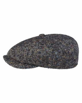 Stetson Hatteras Colour Dots Flat Cap