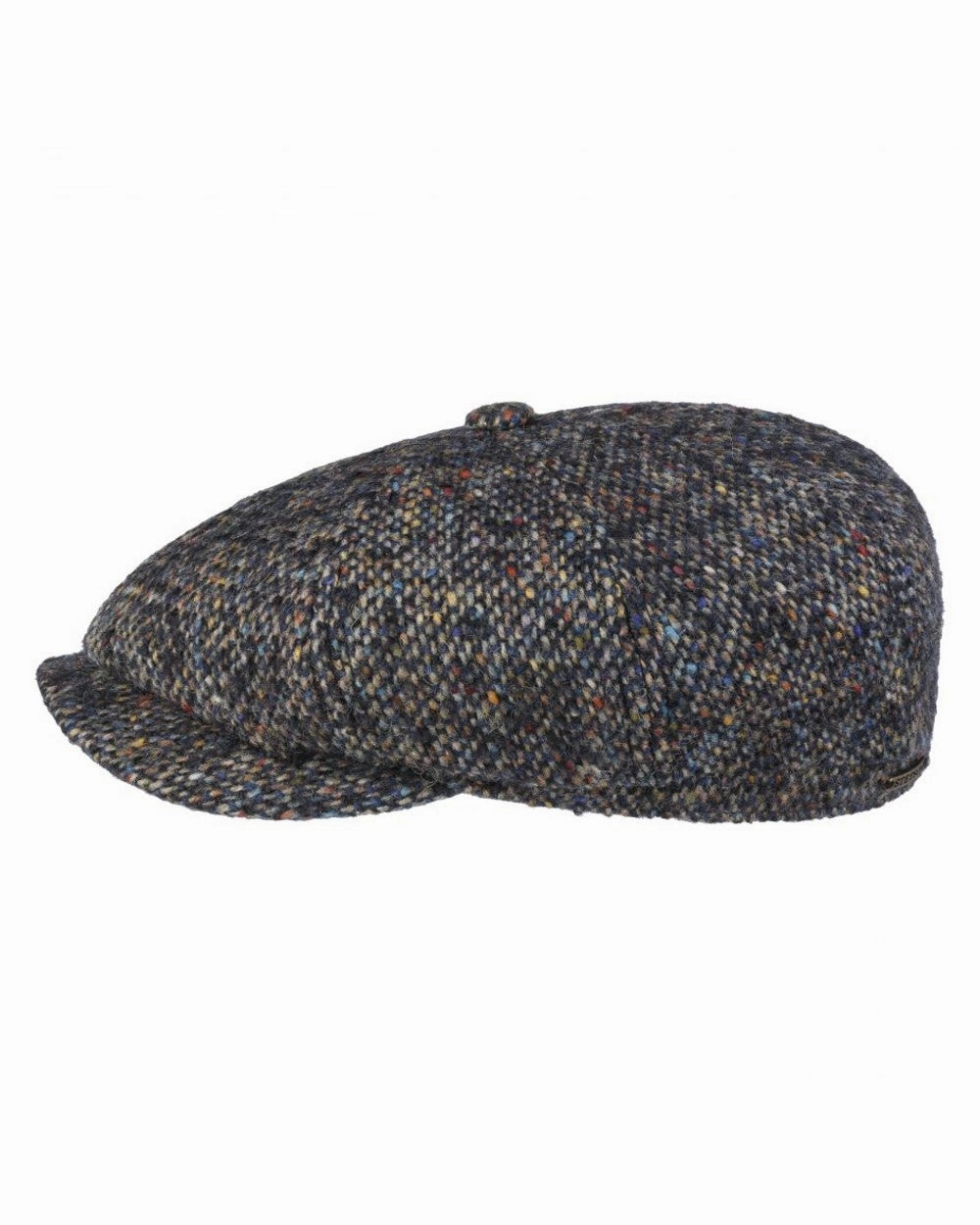 Stetson Hatteras Colour Dots Flat Cap