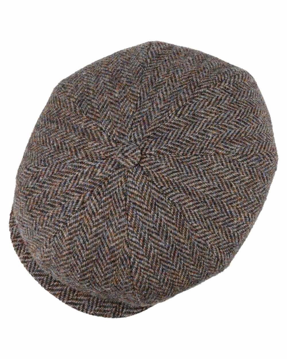 Stetson Hatteras Harris Tweed Herringbone Cap