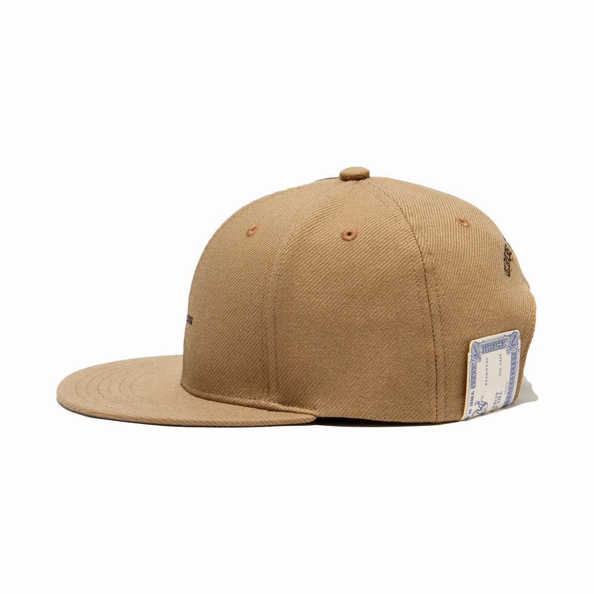 STIFF 6 PANEL CAP - Beige