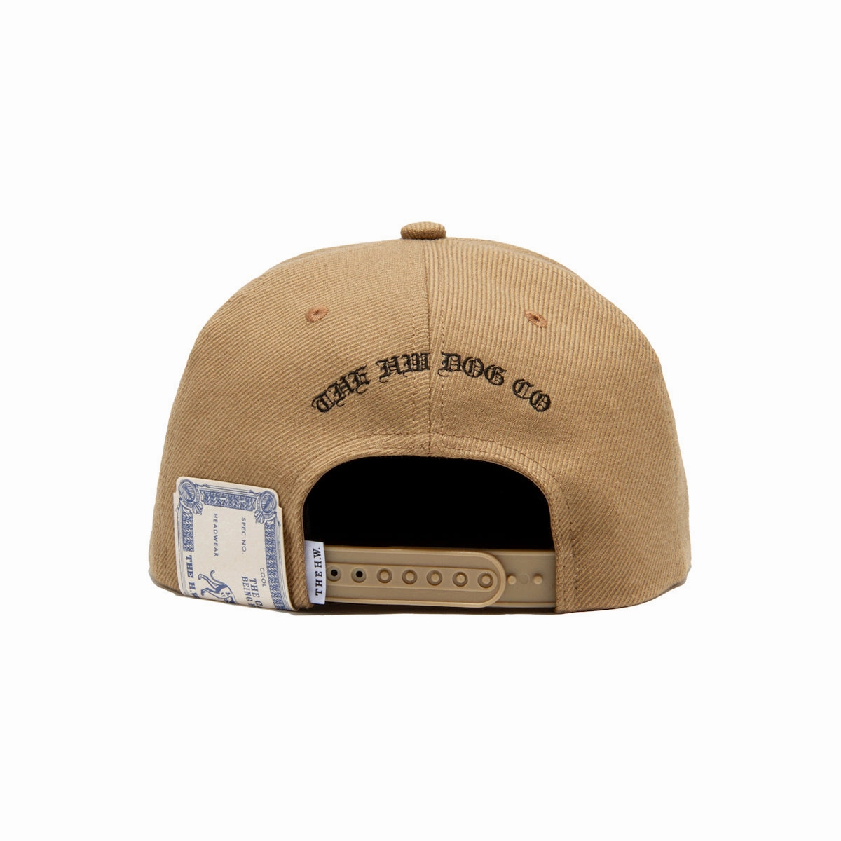 STIFF 6 PANEL CAP - Beige