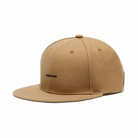 STIFF 6 PANEL CAP - Beige