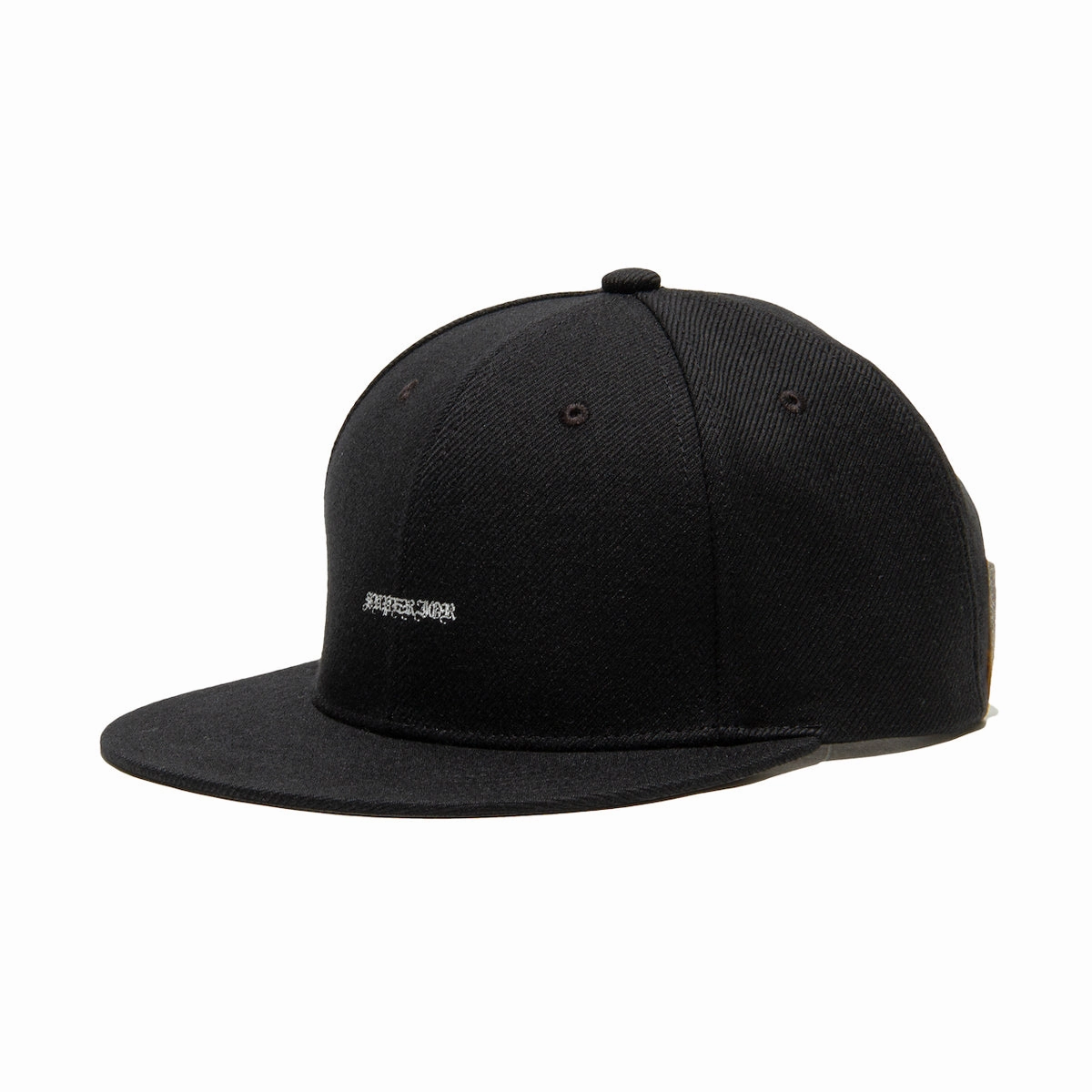STIFF 6 PANEL CAP - Black