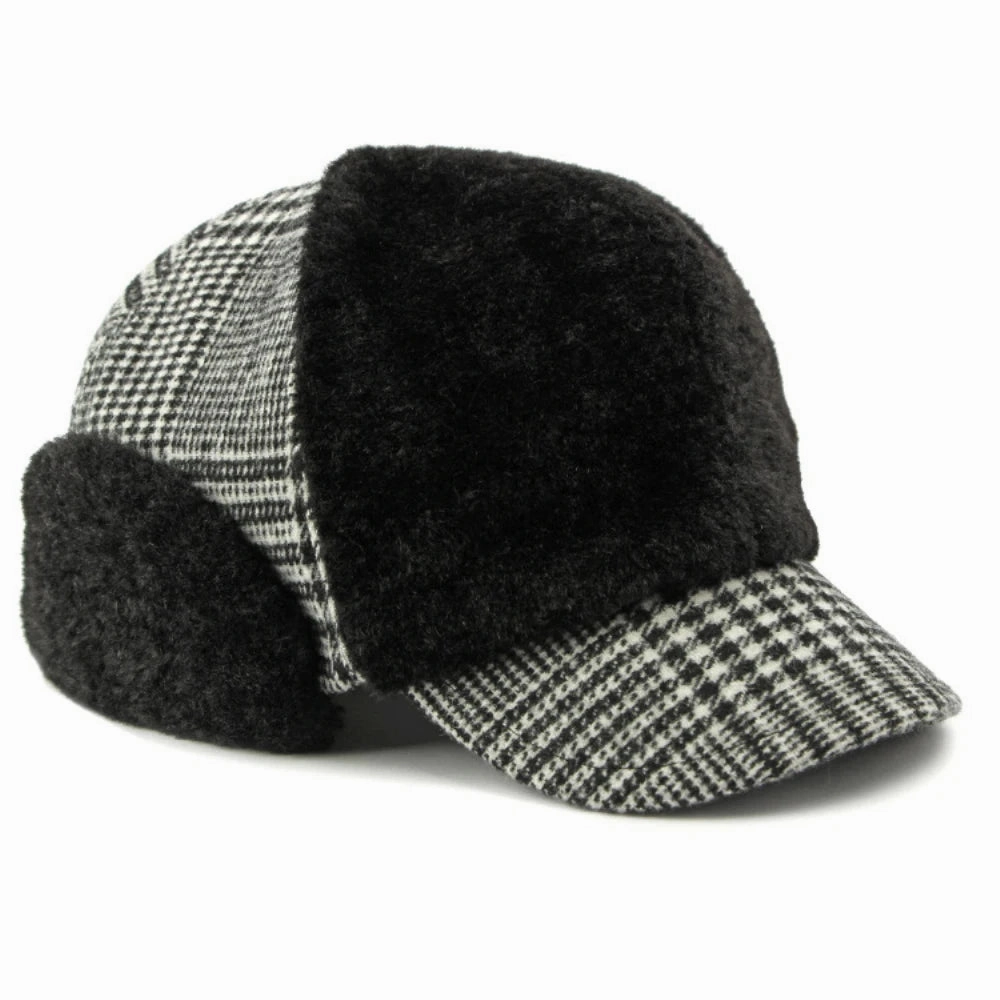 Stockholm Winter Earflaps Fur Baseball Cap