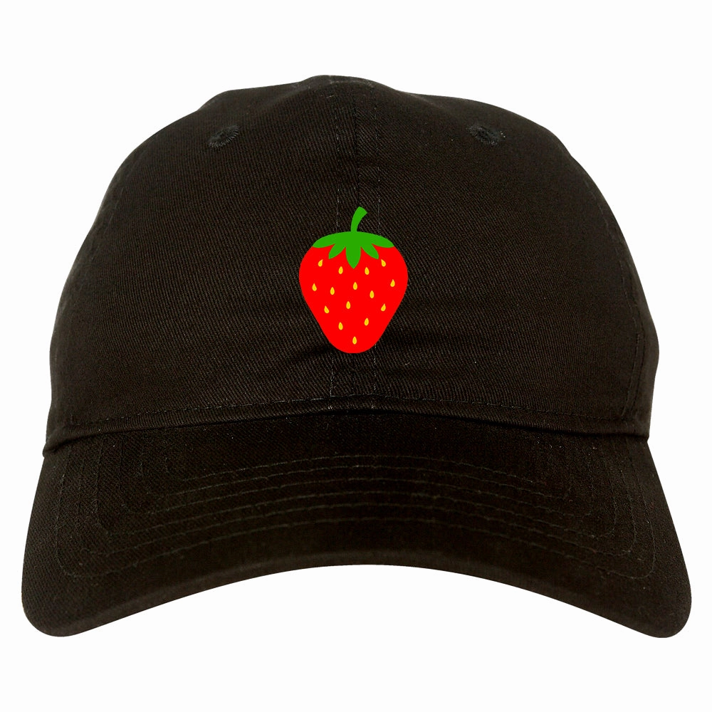 Strawberry Fruit Chest Mens Dad Hat