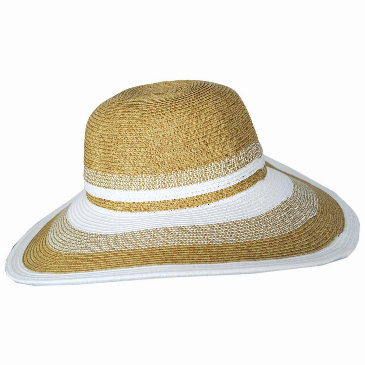 Striations Toyo Straw Swinger Sun Hat