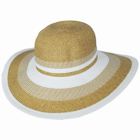 Striations Toyo Straw Swinger Sun Hat