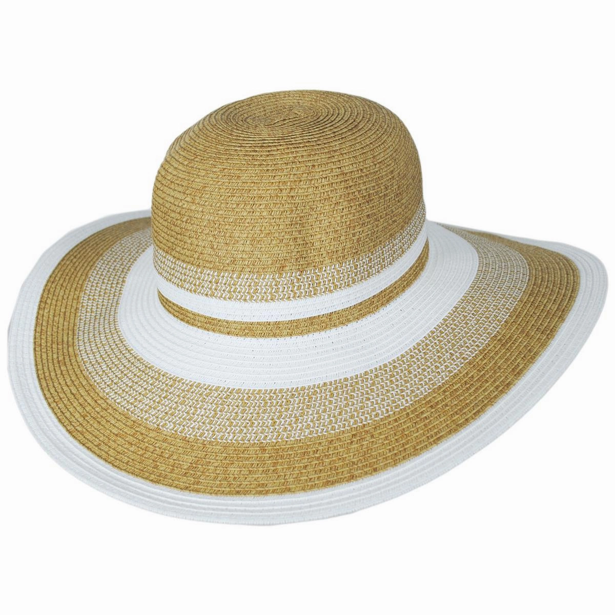 Striations Toyo Straw Swinger Sun Hat