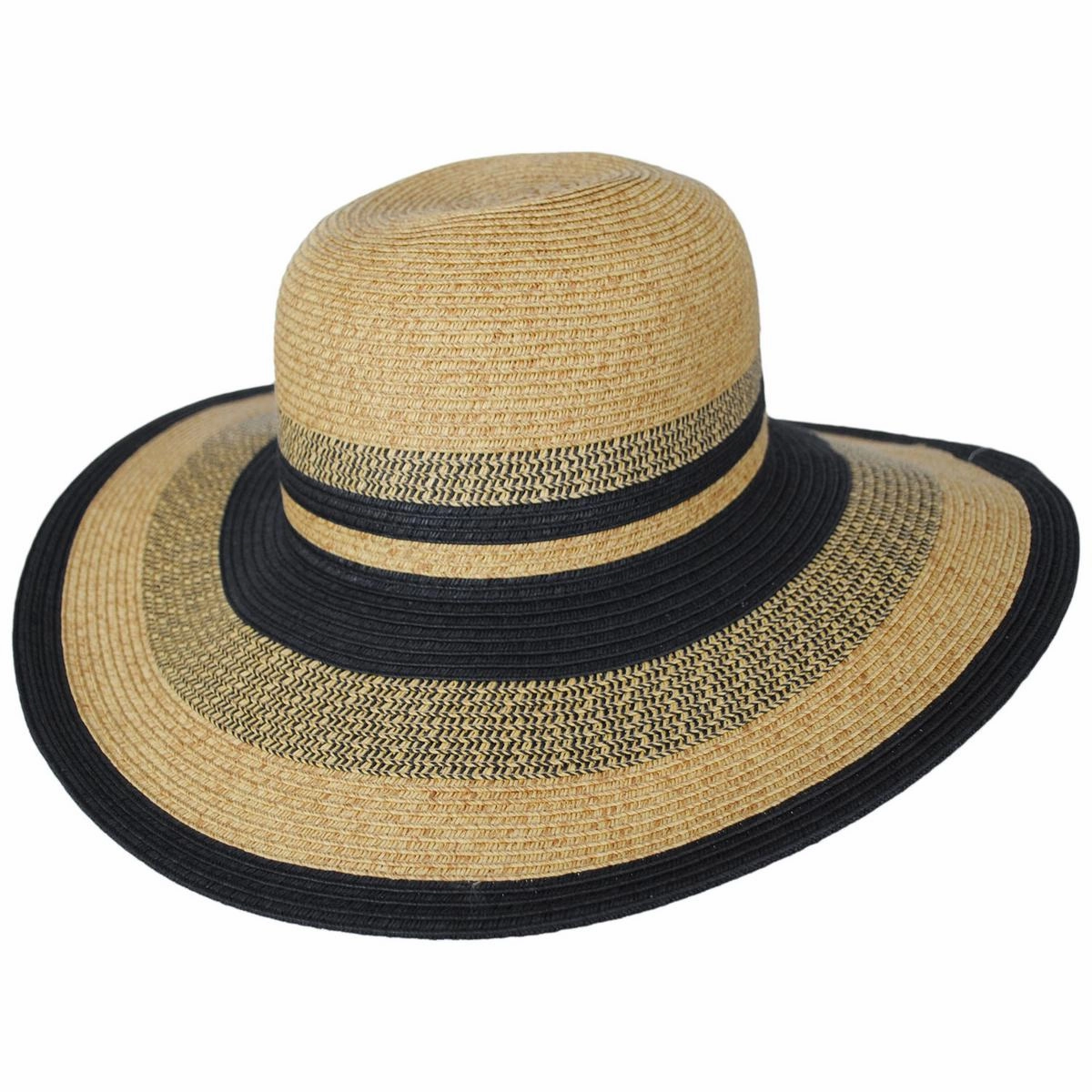 Striations Toyo Straw Swinger Sun Hat