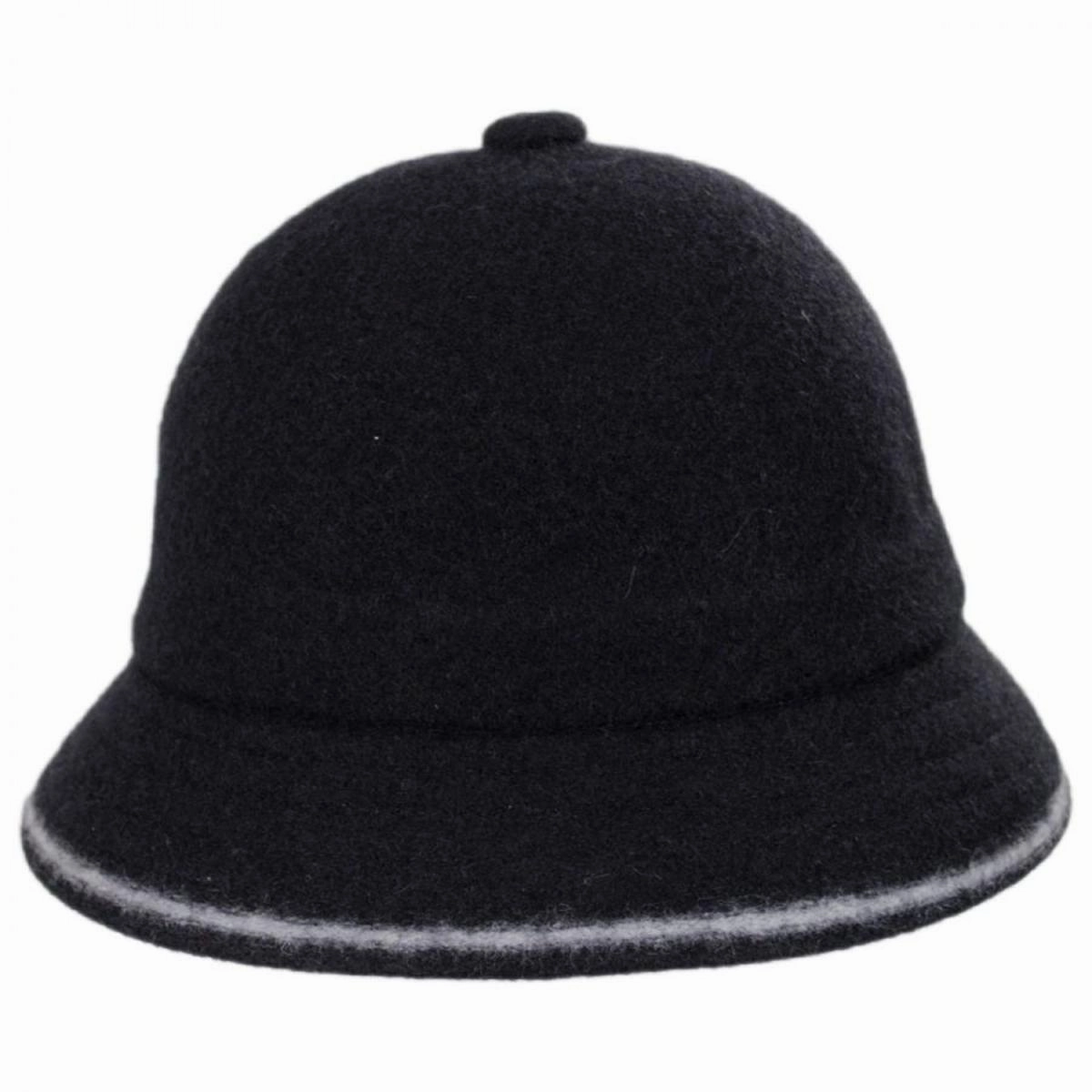 Striped Casual Wool Bucket Hat