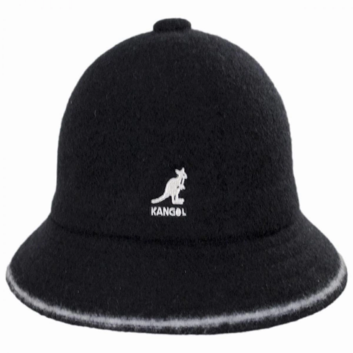 Striped Casual Wool Bucket Hat