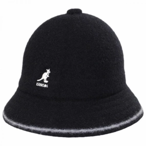 Striped Casual Wool Bucket Hat