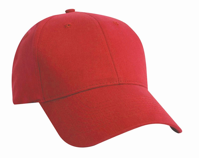 Structured Midweight 100% Cotton Sports Cap - Custom Embroidered