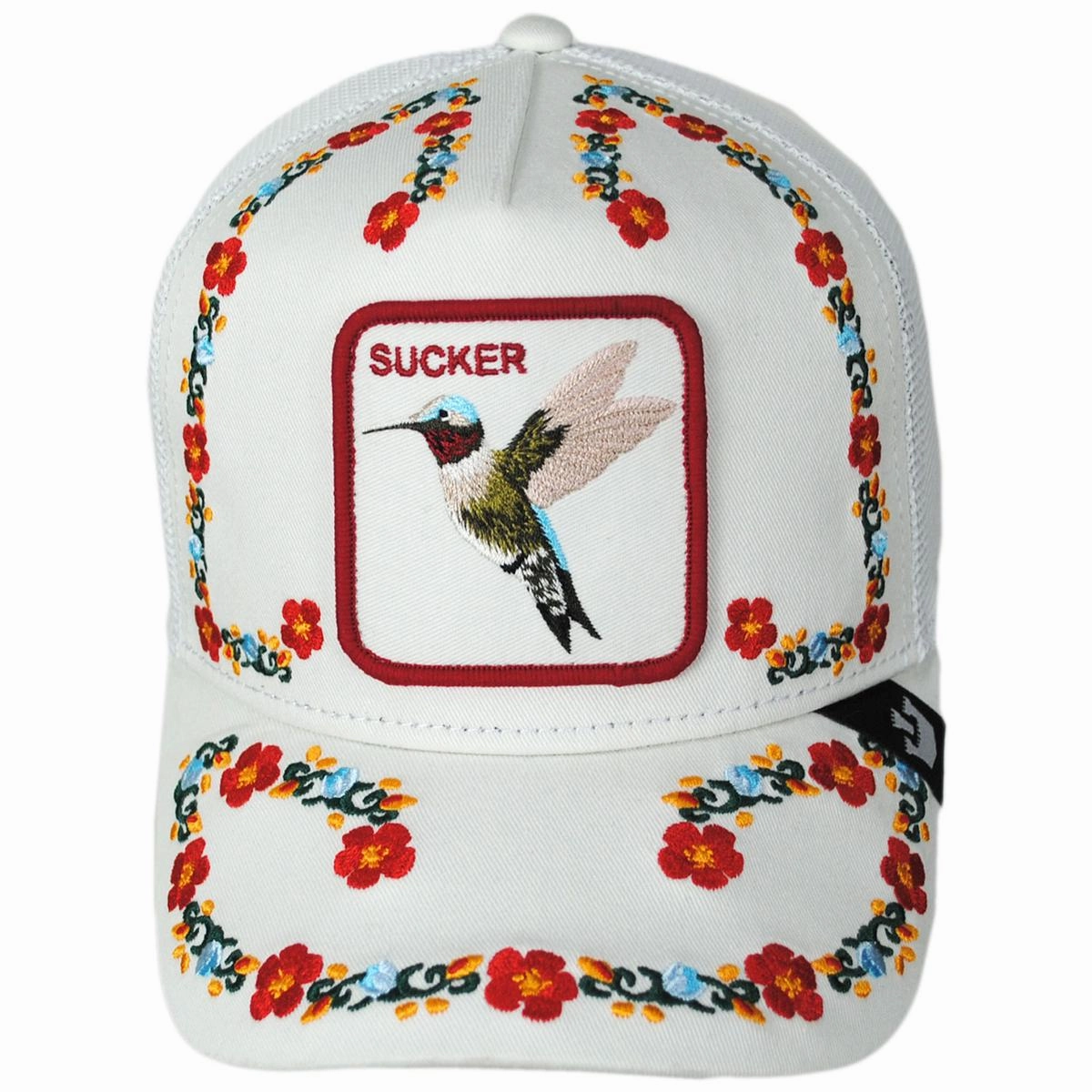 Sucker Floral Mesh Trucker Snapback Baseball Cap
