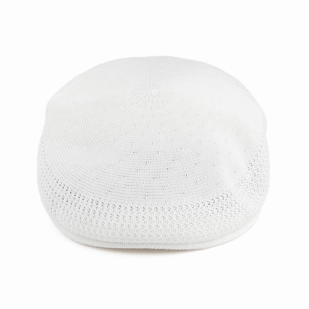 Summer Flat Cap - White