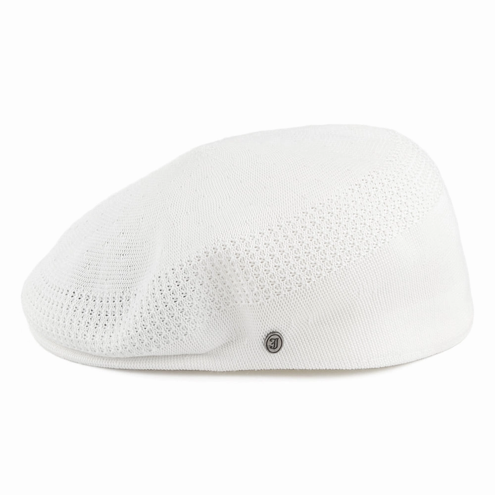 Summer Flat Cap - White