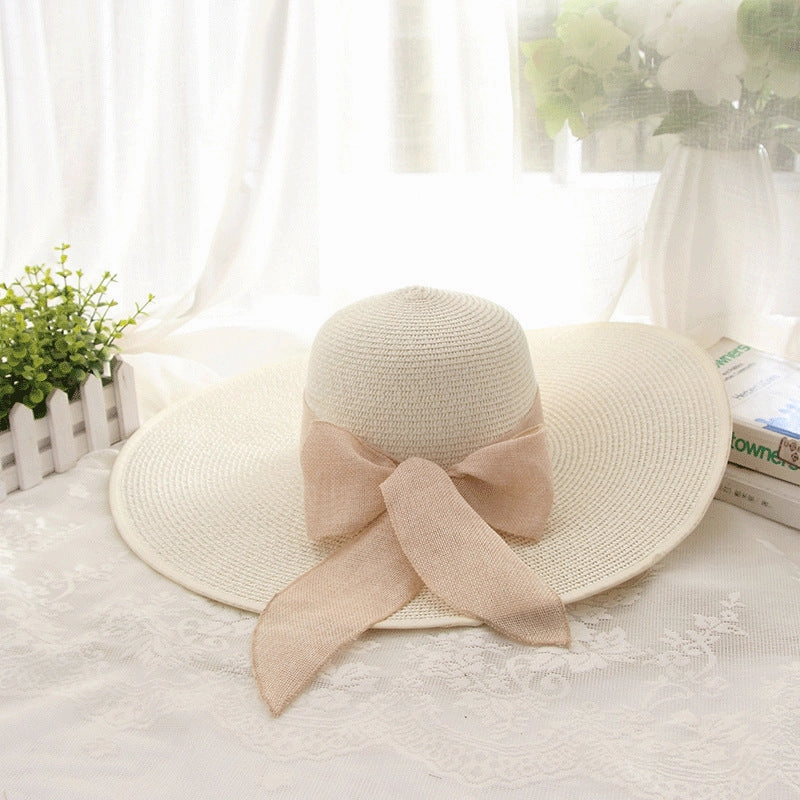 Summer Sunshade Large-Brim Straw Hat