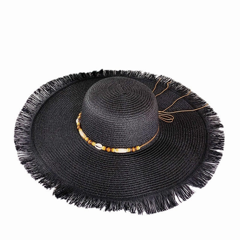Summer UV Protection Wide-Brim Straw Hat New Sun Hat