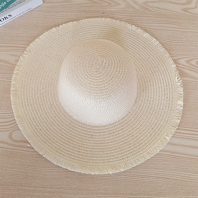 Summer Wide-Brim Straw Hat