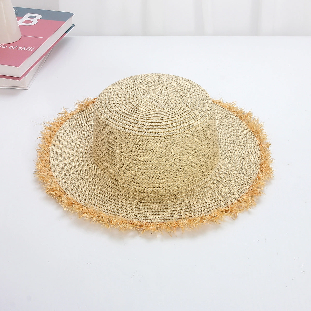 Sun Protection Wide Brim Beach Vacation Women's Plain Hat