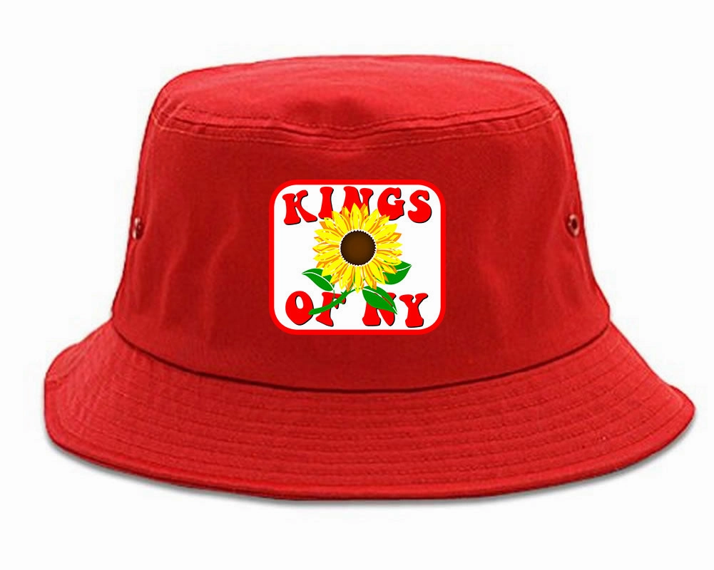 Sunflower Kings Of NY Mens Bucket Hat