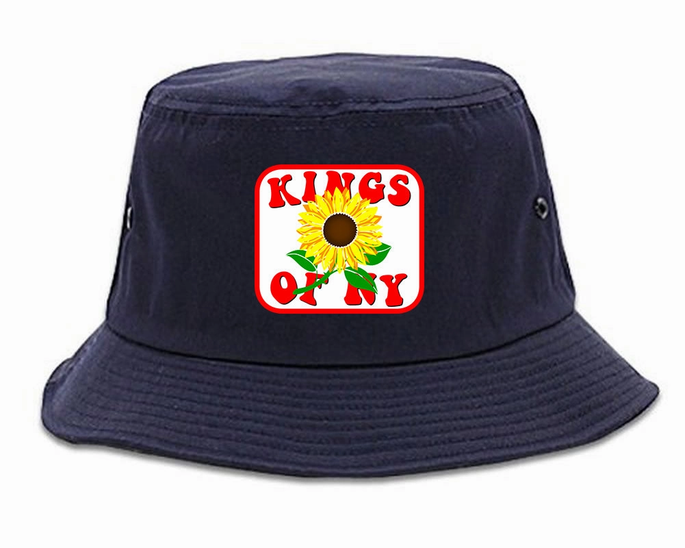 Sunflower Kings Of NY Mens Bucket Hat