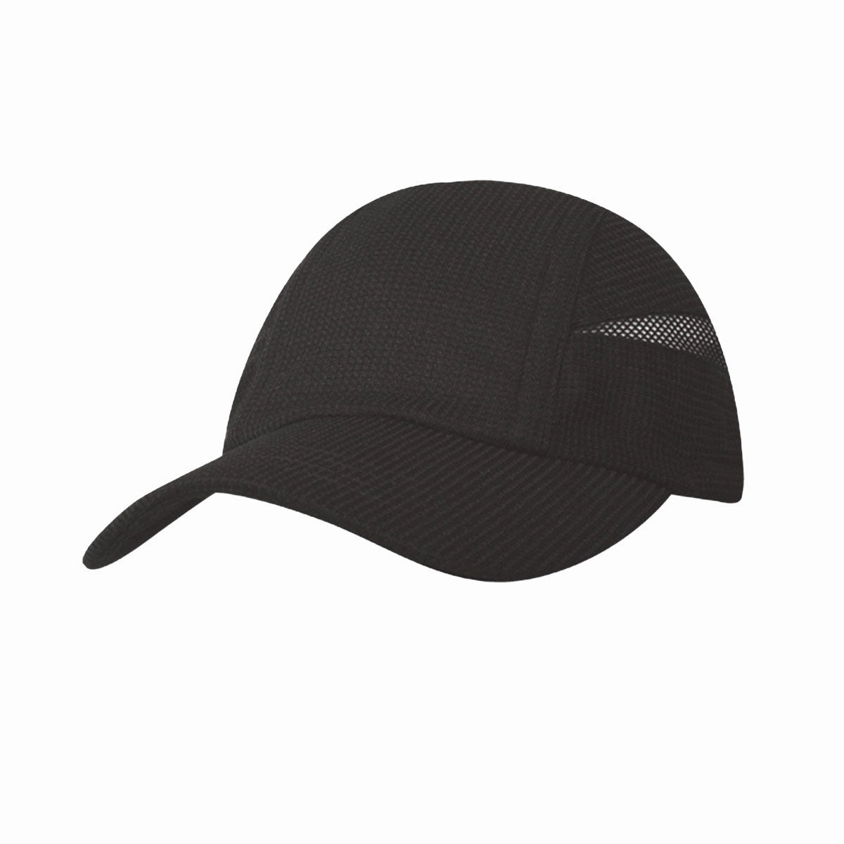 Super light weight performance running cap w/ elastic & toggle / solid - Custom Embroidered