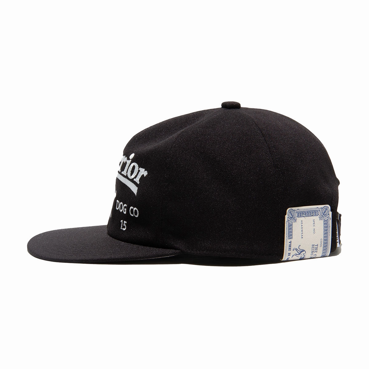 SUPERIOR LOGO BASE BALL CAP - Black