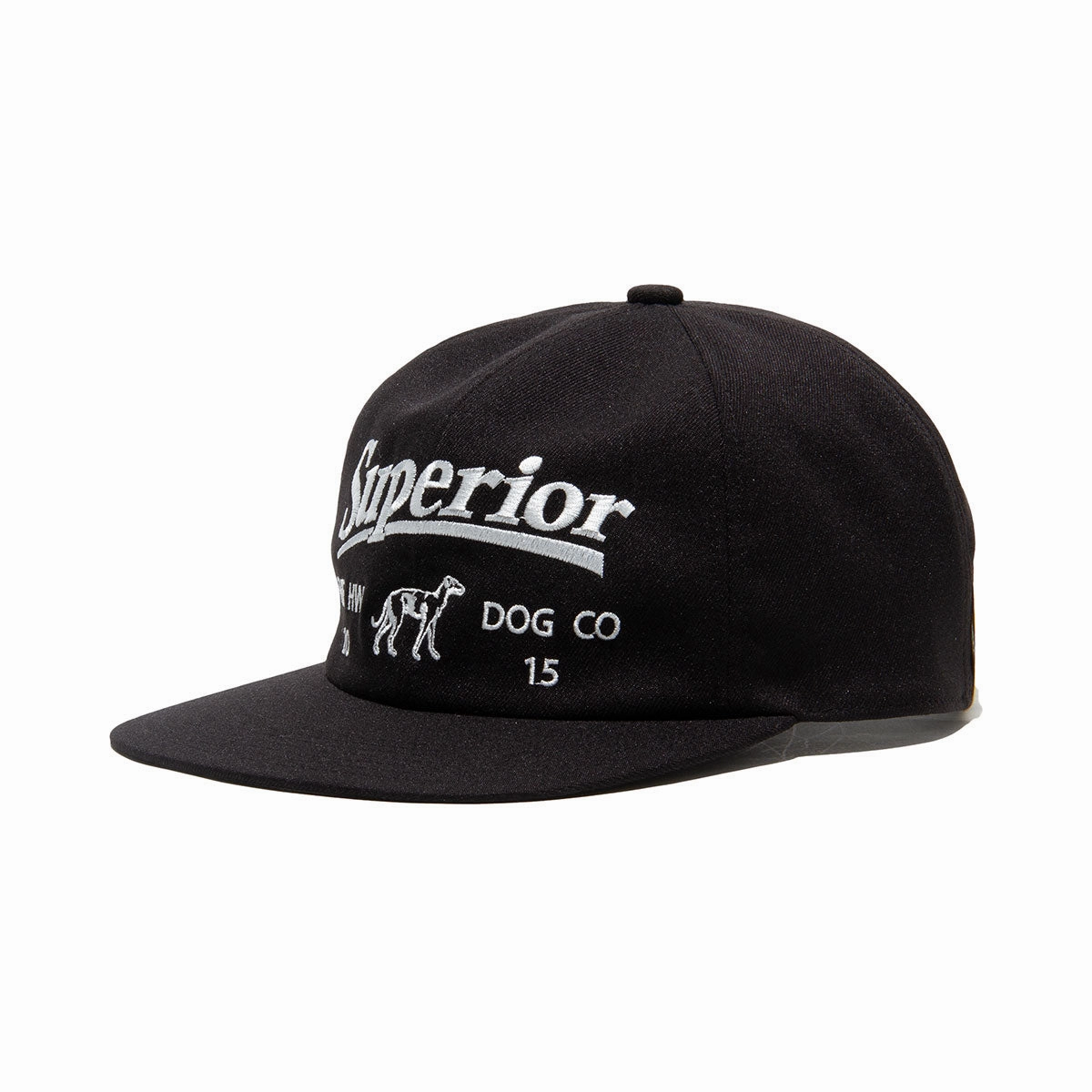 SUPERIOR LOGO BASE BALL CAP - Black