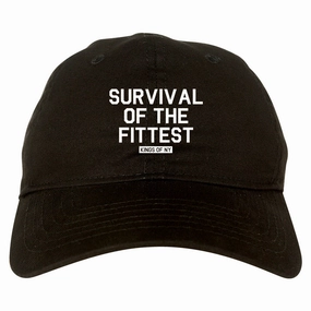 Survival Of The Fittest Mens Dad Hat Baseball Cap
