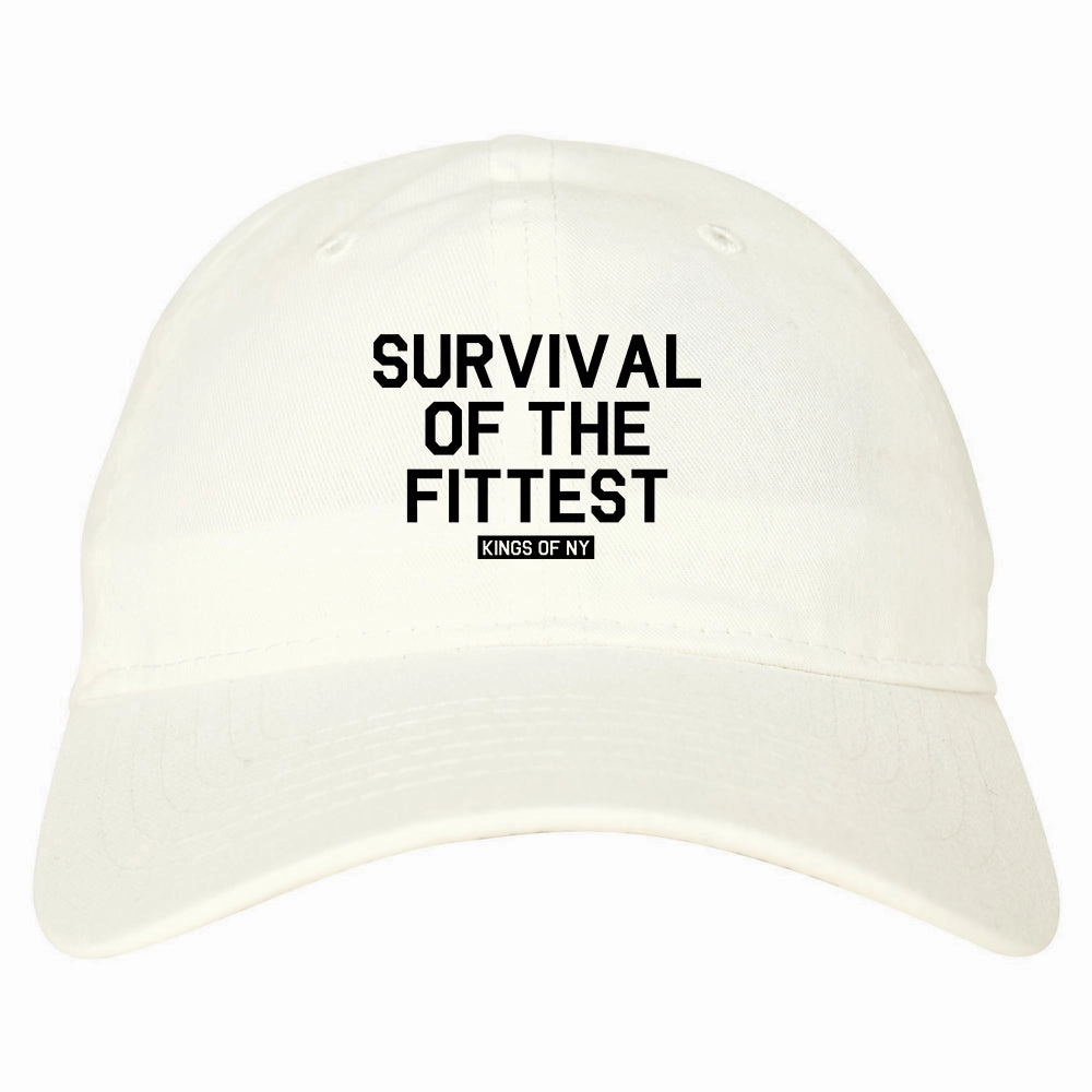 Survival Of The Fittest Mens Dad Hat Baseball Cap