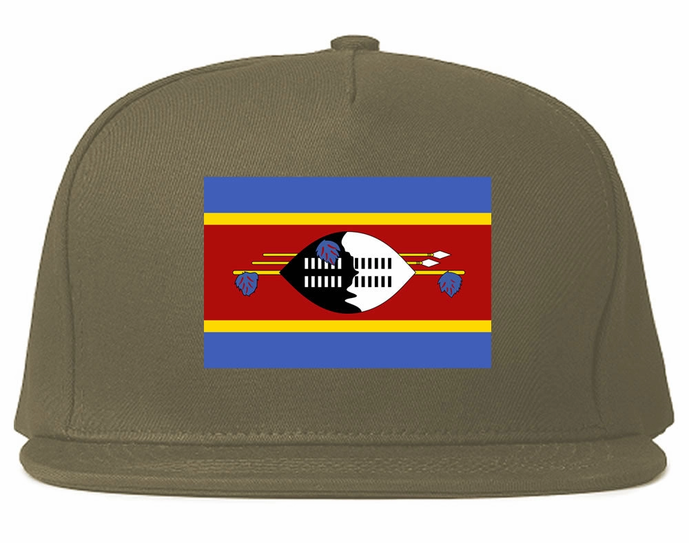 Swaziland Flag Country Printed Snapback Hat Cap