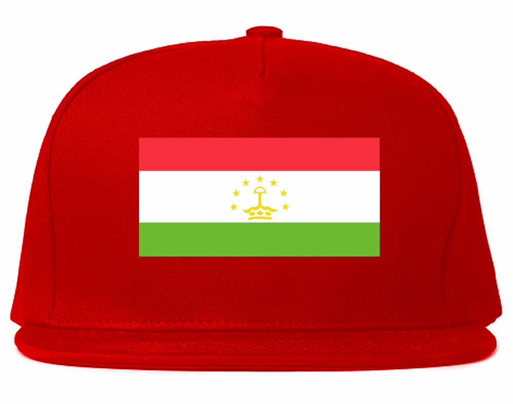 Tajikistan Flag Country Printed Snapback Hat Cap