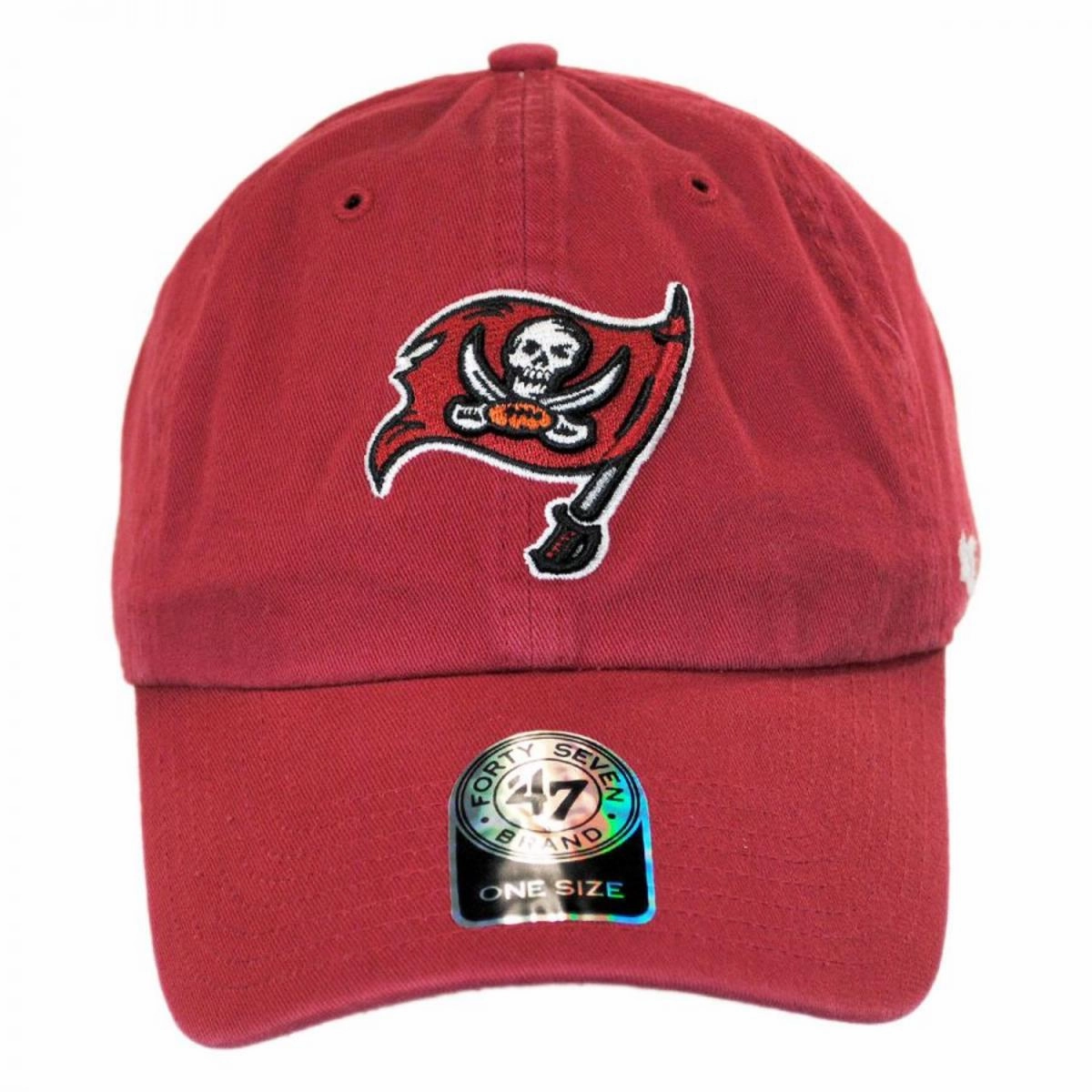Tampa Bay Buccaneers NFL Clean Up Strapback Baseball Cap Dad Hat