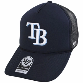 Tampa Bay Rays MLB Foam Mesh Trucker Snapback Baseball Cap