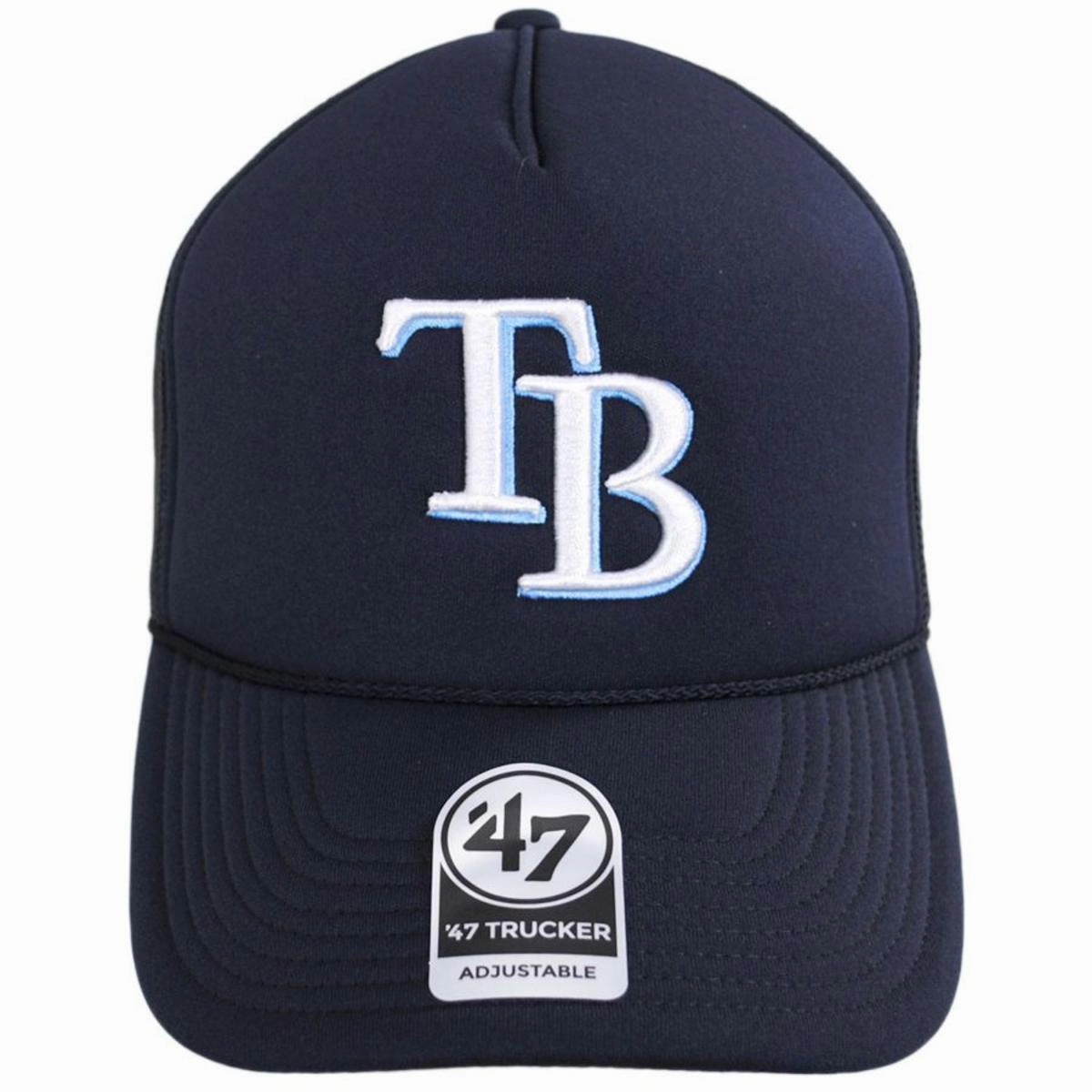 Tampa Bay Rays MLB Foam Mesh Trucker Snapback Baseball Cap