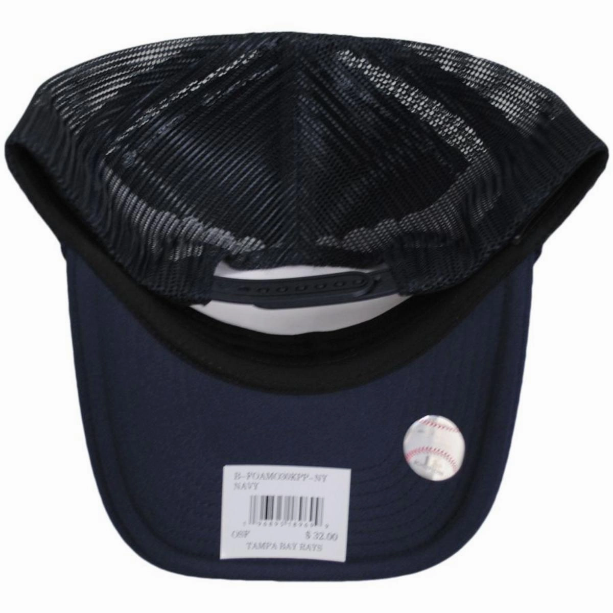 Tampa Bay Rays MLB Foam Mesh Trucker Snapback Baseball Cap