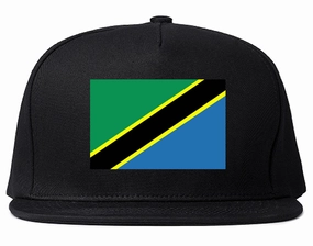 Tanzania Flag Country Printed Snapback Hat Cap